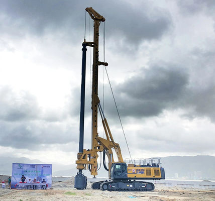 Xr400e الهيدروليكية آلة دق خوازيق محرك ديزل 2800mm